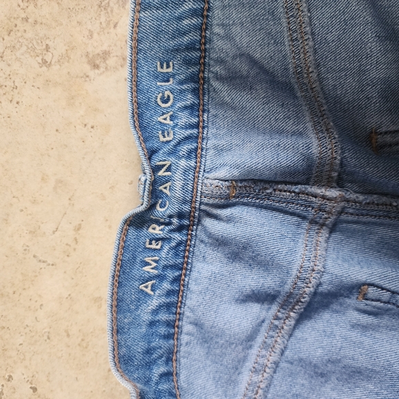 American Eagle Outfitters Blue Denim Women Shorts - Picture 3 of 6